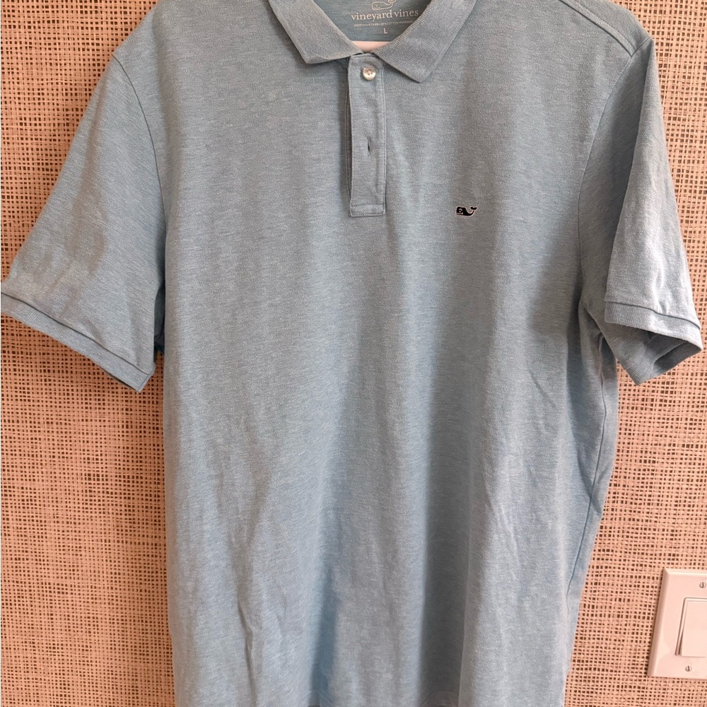 Vineyard Vines Men's Sky Blue Polo Shirt